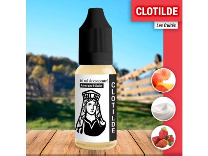 prichut 814 clotilde broskvovy jogurt s jahodami 10ml