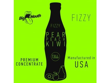 prichut big mouth fizzy hruska broskev a kiwi 10ml