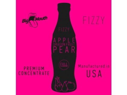 prichut big mouth fizzy jablko draci ovoce a hruska 10ml
