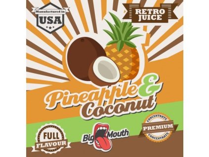 prichut big mouth retro juice ananas kokos 10ml