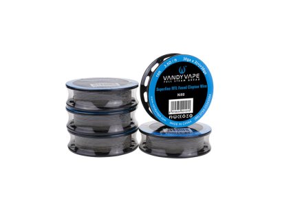 vandy vape nichromovy drat superfine mtl fused clapton ni80 3 04m 30 2 38ga 3 5ohm ft