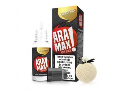 Vanilka - Aramax liquid - 10ml (Nikotin 0 mg - BEZ NIKOTINU)