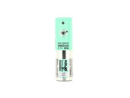 mxjo baterie 18650 3500mah 20a plastovy obal zdarma