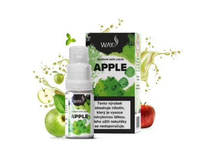 E-liquid Way To Vape - Apple 10ml (Nikotin 0 mg - BEZ NIKOTINU)