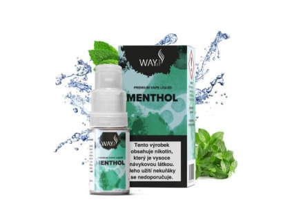 E-liquid Way To Vape - Menthol 10ml (Nikotin 0 mg - BEZ NIKOTINU)