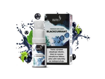 E-liquid Way To Vape - Blackcurrant 10ml (Nikotin 0 mg - BEZ NIKOTINU)