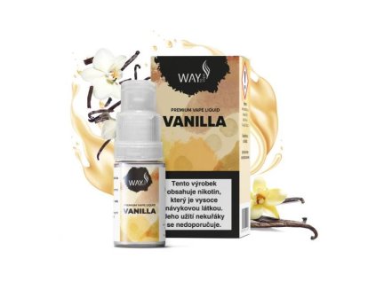 E-liquid Way To Vape - Vanilla 10ml (Nikotin 0 mg - BEZ NIKOTINU)