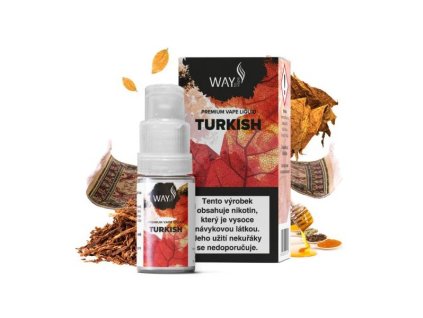 E-liquid Way To Vape - Turkish 10ml (Nikotin 0 mg - BEZ NIKOTINU)