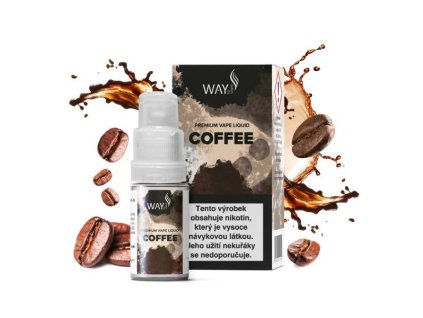 E-liquid Way To Vape - Coffee 10ml (Nikotin 0 mg - BEZ NIKOTINU)
