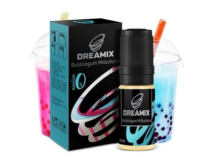 Dreamix - Žvýkačkový Mléčný Koktejl / Bubblegum Milkshake (Nikotin 0 mg - BEZ NIKOTINU)