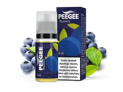 PEEGEE - Borůvka / Blueberry 10ml 30/70 VG/PG (Nikotin 6 mg)