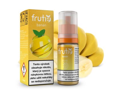 Frutie 50/50 - Banán / Banana 10ml (Nikotin 0 mg - BEZ NIKOTINU)