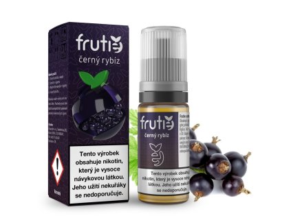 Frutie 50/50 - Černý rybíz / Blackcurrant 10ml (Nikotin 0 mg - BEZ NIKOTINU)