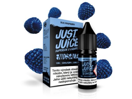 nikotinova sul just juice salt blue raspberry modra malina 20mg ml
