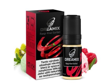 Dreamix - Malina a kiwi sorbet / Rasp-Kiwi Sorbet (Nikotin 0 mg BEZ NIKOTINU - Kolek Q)
