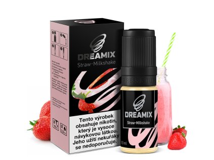 Dreamix - Jahodový milkshake / Straw Milkshake (Nikotin 0 mg BEZ NIKOTINU - Kolek Q)