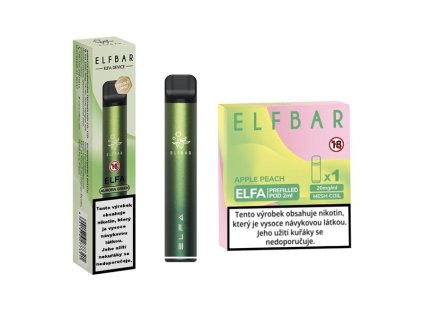 ELF BAR ELFA POD Starter Kit - Apple Peach (Varianta Bez Kolku)