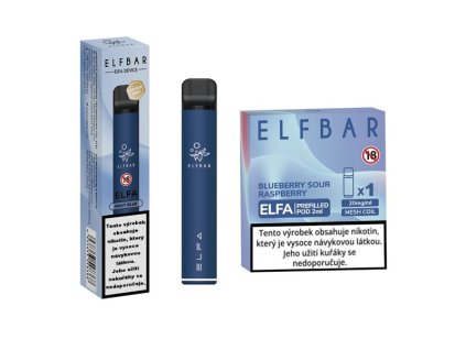 ELF BAR ELFA POD Starter Kit - Blueberry Sour Raspberry (Varianta Bez Kolku)