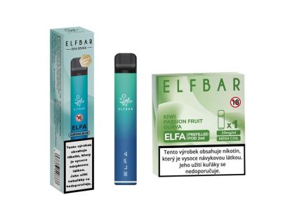 ELF BAR ELFA POD Starter Kit - Kiwi Passion Fruit Guava (Varianta Bez Kolku)