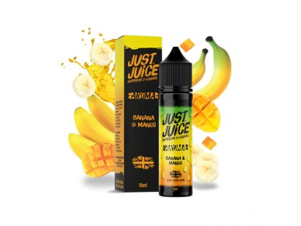 Příchuť Just Juice - Banana and Mango 10ml SnV
