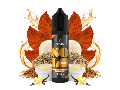 Příchuť SNV Bombo - Solo Juice - Vanilla Custard Tobacco 15ml