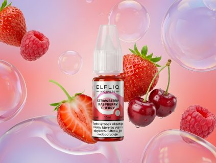 elfliq strawberry raspberry cherry ice