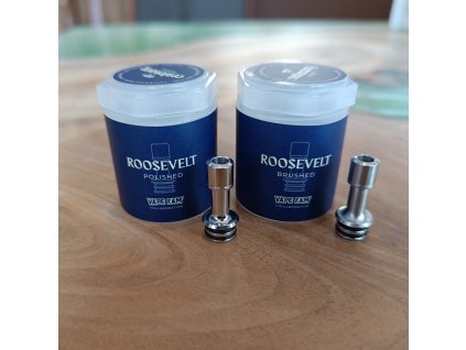 Centenary Mods Drip tip Roosevelt (Barva Stříbrná broušená (Brushed Silver))