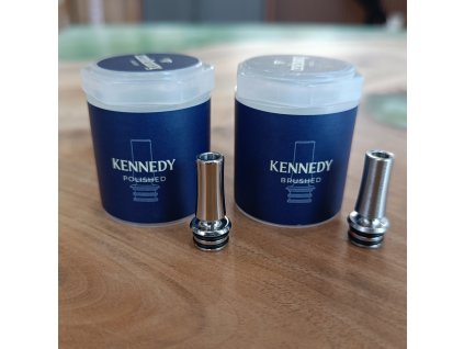 Centenary Mods Drip tip Kennedy (Barva Stříbrná broušená (Brushed Silver))