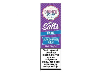 Nikotinová Sůl Dinner Lady Black Orange Crush 10ml (Nikotin 20 mg)