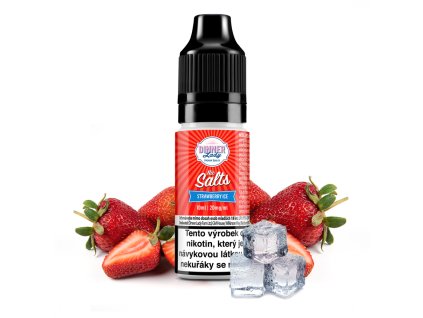 Nikotinová Sůl Dinner Lady Strawberry Ice 10ml (Nikotin 20 mg)