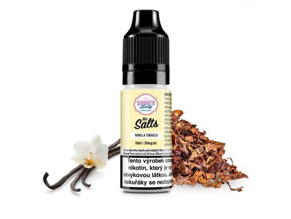 Nikotinová Sůl Dinner Lady Vanilla Tobacco 10ml (Nikotin 20 mg)
