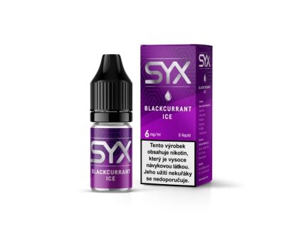 SYX CLASSIC Blackcurrant Ice 10ml (Nikotin 6mg - Kolek Q)