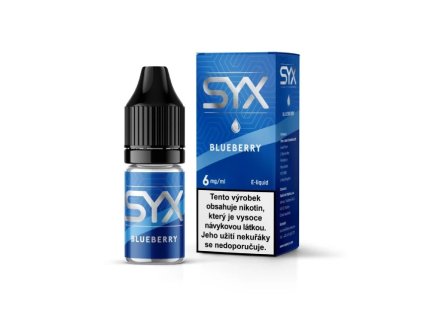 SYX CLASSIC Blueberry 10ml (Nikotin 6mg - Kolek Q)