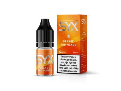 SYX CLASSIC Orange and Mango 10ml (Nikotin 6mg - Kolek Q)