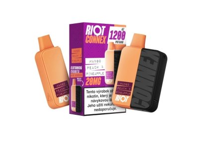 RIOT Connex Starter Kit - Mango Peach Pineapple (Nikotin 10 mg - Kolek Q)