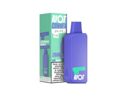 RIOT Connex POD náplň - Grape Ice (Nikotin 10 mg - Kolek Q)