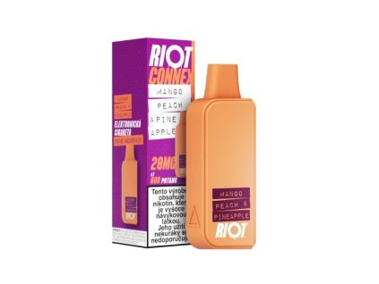 RIOT Connex POD náplň - Mango Peach Pineapple (Nikotin 10 mg - Kolek Q)
