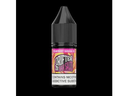 Nikotinová sůl Drifter Bar Salts Strawberry Banana Ice 10ml (Nikotin 10 mg - Kolek Q)