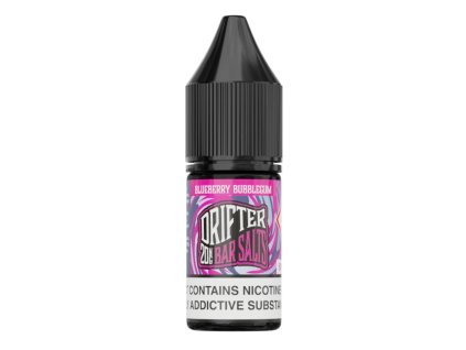 Nikotinová sůl Drifter Bar Salts Blueberry Bubblegum 10ml (Nikotin 10 mg - Kolek Q)