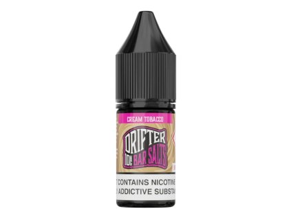 Nikotinová sůl Drifter Bar Salts Cream Tobacco 10ml (Nikotin 10 mg - Kolek Q)