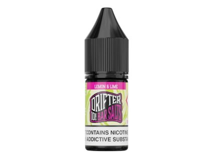 Nikotinová sůl Drifter Bar Salts Lemon Lime 10ml (Nikotin 10 mg - Kolek Q)