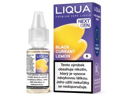 e-liquid LIQUA Next Gen - Black Currant Lemon 10ml (Nikotin 6 mg)