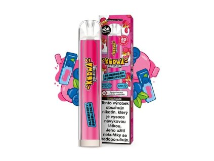 kurwa collection jednorazova e cigareta blueberry bubblegum
