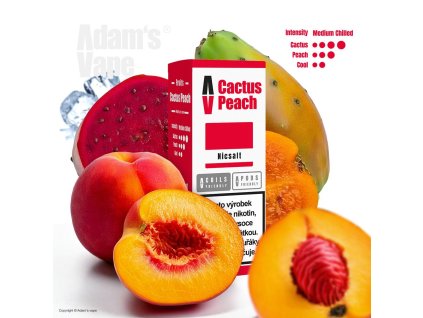 Adams Vape Nicsalt - Cactus Peach 10ml (Nikotin 10 mg)