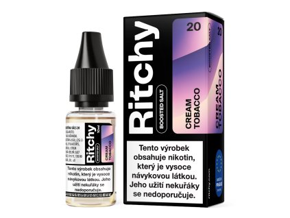 Ritchy Salt - Cream tobacco 10ml (Nikotin 10 mg - Kolek R)