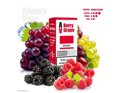 Adams Vape Nicsalt - Berry Grape 10ml (Nikotin 10 mg)