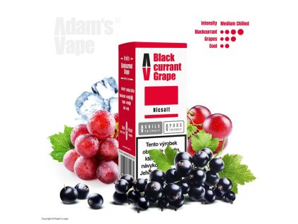 Adams Vape Nicsalt - Blackcurrant Grape 10ml (Nikotin 10 mg)
