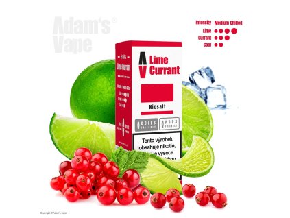 Adams Vape Nicsalt - Lime Currant 10ml (Nikotin 10 mg)