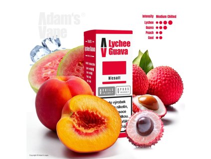 Adams Vape Nicsalt - Lychee Guava 10ml (Nikotin 10 mg)