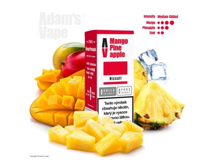 Adams Vape Nicsalt - Mango Pineapple 10ml (Nikotin 10 mg)